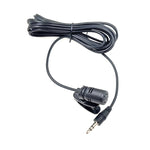 ZJ002MR Stereo Cắm Thẳng 3.5mm Micro Không Dây Dẫn Hướng Dẫn Viên Du Lịch Loa Phát Thanh Micro Có Dây Lavalier, Chiều dài: 3m, Stereo 3.5mm