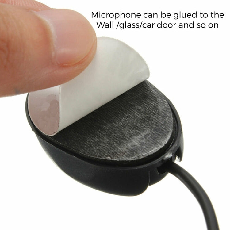 ZJ010MR Mono Cắm Góc 2.5mm Micro Ngoài Dán Loa Định Vị GPS Xe Hơi Bluetooth, Chiều dài: 3m, 2.5mm