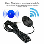 ZJ010MR Mono Cắm Góc 2.5mm Micro Ngoài Dán Loa Định Vị GPS Xe Hơi Bluetooth, Chiều dài: 3m, 2.5mm