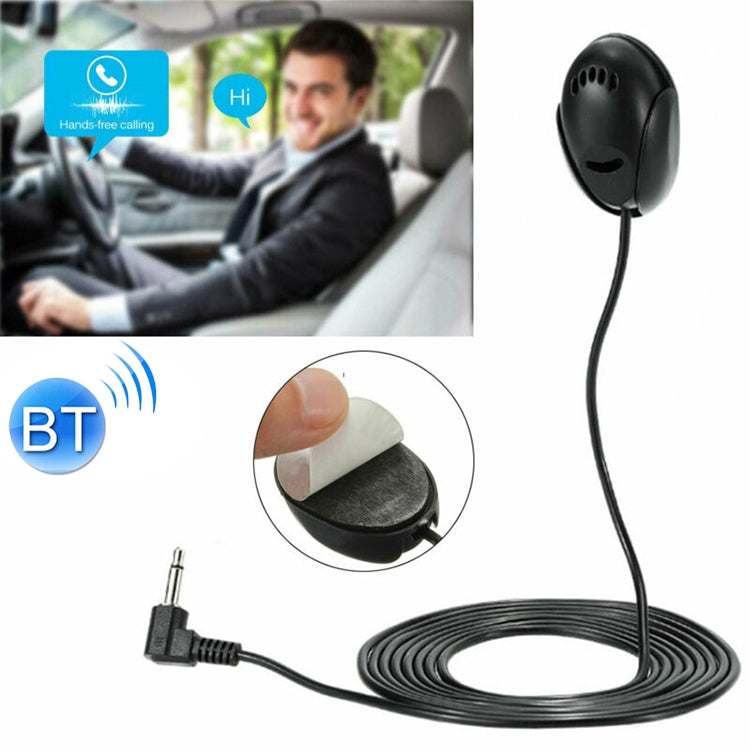 ZJ010MR Mono Cắm Góc 3.5mm Micro Ngoài Dán Loa Định Vị GPS Xe Hơi Bluetooth, Chiều dài: 3m, 3.5mm