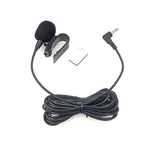 Microphone Lavalier Mono kẹp dán ZJ025MR cho GPS ô tô / âm thanh DVD hỗ trợ Bluetooth, chiều dài cáp: 3m, jack 2.5mm góc 90 độ, jack 2.5mm góc mono