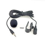 Microphone Lavalier Mono jack 2.5mm kẹp dán ZJ025MR cho GPS ô tô / âm thanh DVD hỗ trợ Bluetooth, chiều dài cáp: 3m, jack 2.5mm mono
