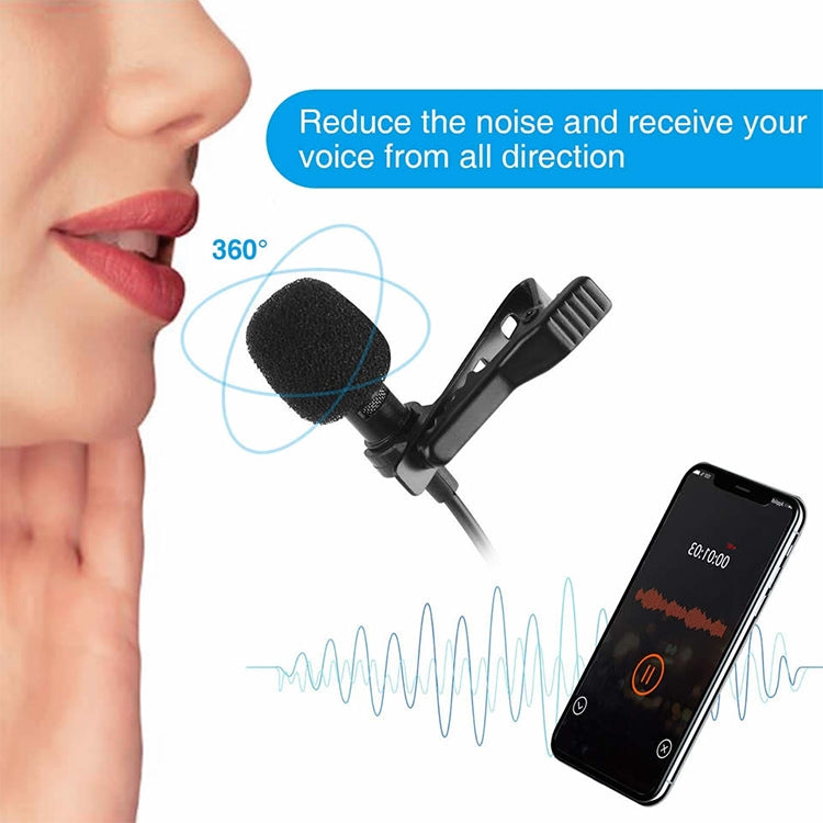 Microphone có dây Mono 2.5mm cắm thẳng ZJ031MR cho hướng dẫn viên du lịch, chiều dài: 1.5m, jack 2.5mm
