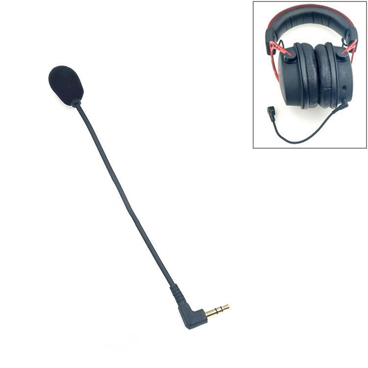 ZJ033MR-03 Tai nghe chơi game cắm góc 3.5mm stereo dài 17cm, micro thu âm trực tiếp, cáp stereo góc 17cm