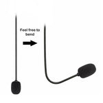ZJ033MR-03 Tai nghe chơi game cắm góc 3.5mm stereo dài 17cm, micro thu âm trực tiếp, cáp stereo góc 17cm