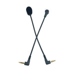 ZJ033MR-03 Tai nghe chơi game cắm góc 3.5mm 4 chân dài 19cm, micro thu âm trực tiếp, cáp 4 chân góc 17cm