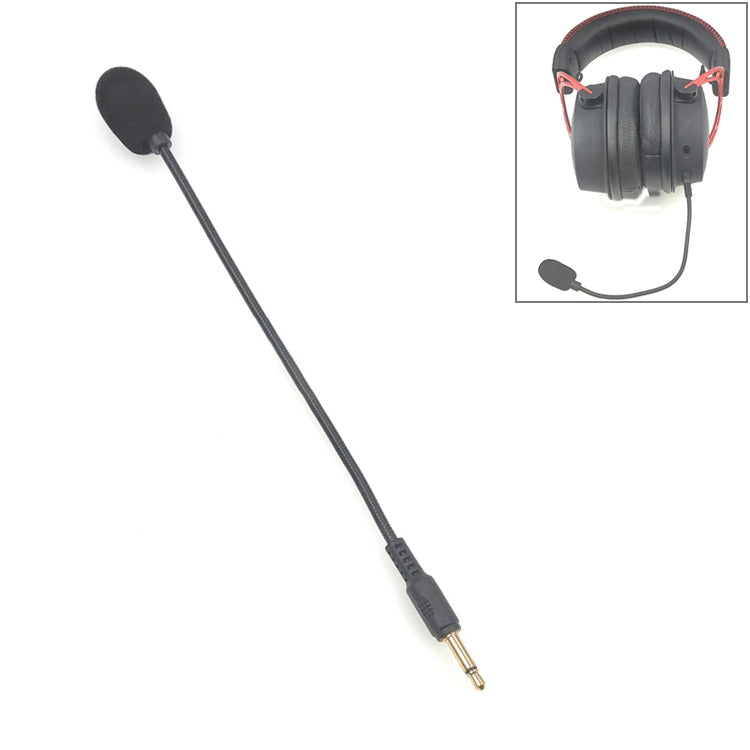 ZJ033MR-03 Tai nghe chơi game cắm thẳng 3.5mm mono dài 19cm, micro thu âm trực tiếp, cáp mono thẳng 17cm