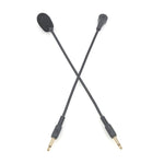 ZJ033MR-03 Tai nghe chơi game cắm thẳng 3.5mm mono dài 19cm, micro thu âm trực tiếp, cáp mono thẳng 17cm