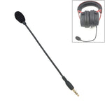ZJ033MR-03 Tai nghe chơi game cắm thẳng 3.5mm stereo dài 19cm, micro thu âm trực tiếp, cáp stereo thẳng 19cm