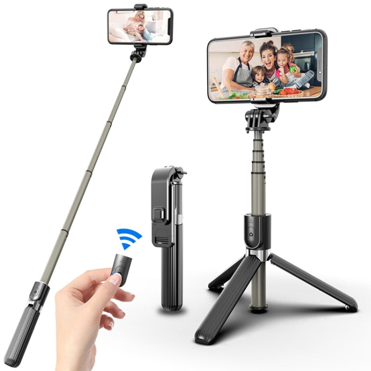 Chân đế tự sướng Bluetooth gập hợp kim nhôm L03, L03 Trắng, L03 Đen