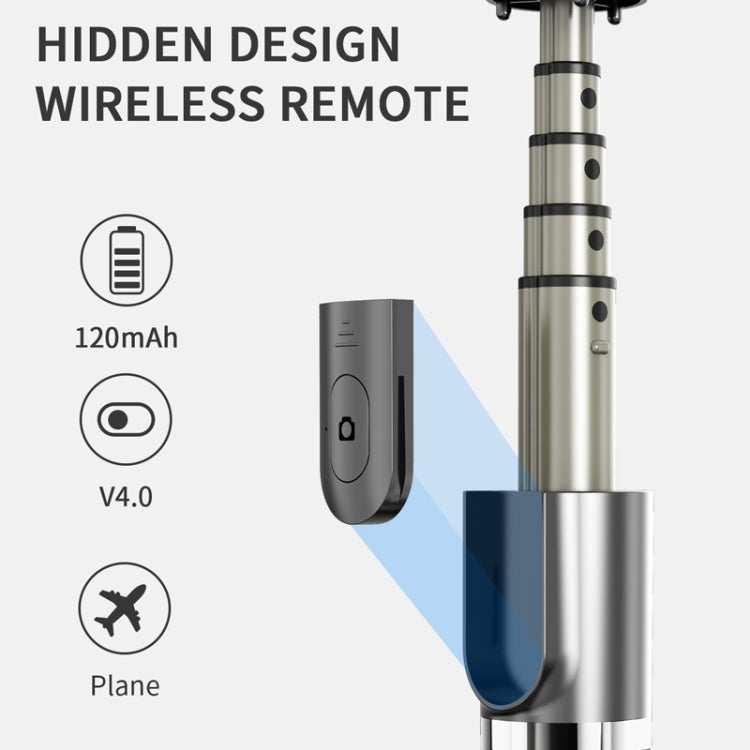 Chân đế tự sướng Bluetooth gập hợp kim nhôm L03, L03 Trắng, L03 Đen