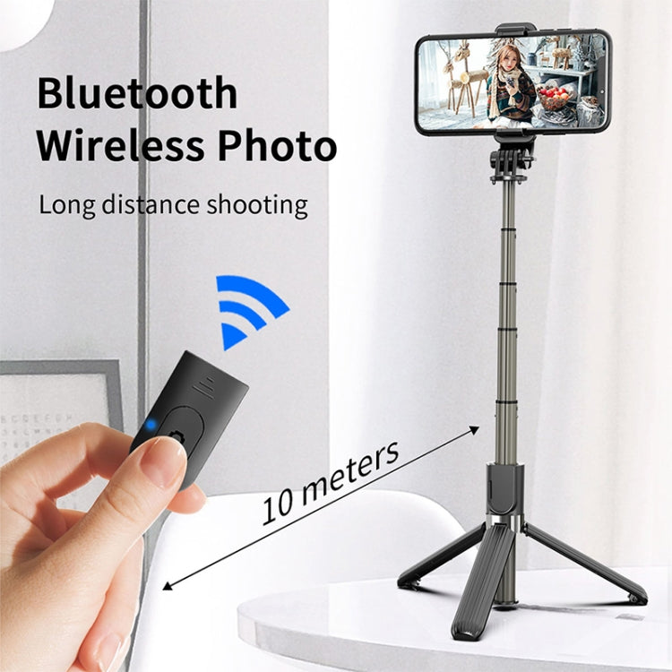 Chân đế tự sướng Bluetooth gập hợp kim nhôm L03, L03 Trắng, L03 Đen