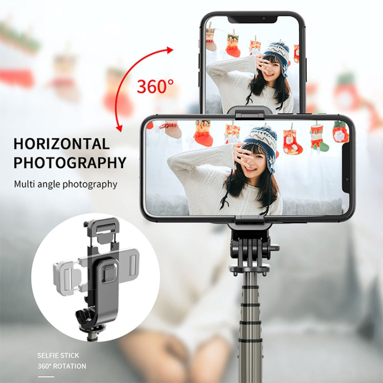 Chân đế tự sướng Bluetooth gập hợp kim nhôm L03, L03 Trắng, L03 Đen