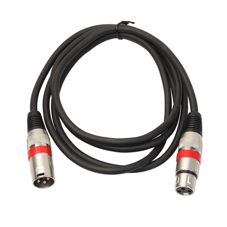 Dây cáp micro chống nhiễu 3 chân XLR đực sang XLR cái dài 3m, màu đỏ