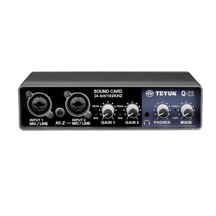 Micro USB TEYUN Q-22 cho máy tính, không cần driver, kèm sound card ngoài, Q-22