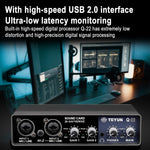 Micro USB TEYUN Q-22 cho máy tính, không cần driver, kèm sound card ngoài, Q-22