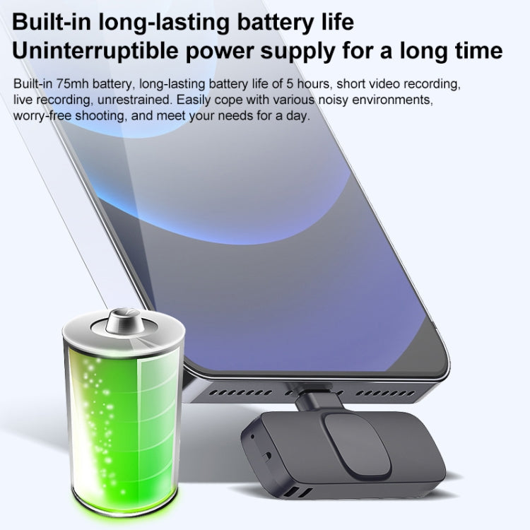 Micro không dây cài áo giao diện Type-C / USB-C, Type-C
