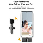 Micro không dây cài áo phát trực tiếp giao diện Type-C / USB-C, Type-C