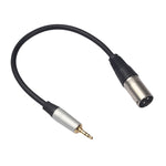 Dây cáp âm thanh 3.5mm đực sang XLR đực TC210KM173, Chiều dài: 0.3m, 3.5mm đực sang XLR đực
