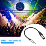 Dây cáp âm thanh 3.5mm đực sang XLR đực TC210KM173, Chiều dài: 0.3m, 3.5mm đực sang XLR đực