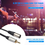 Dây cáp âm thanh 3.5mm đực sang XLR đực TC210KM173, Chiều dài: 0.3m, 3.5mm đực sang XLR đực