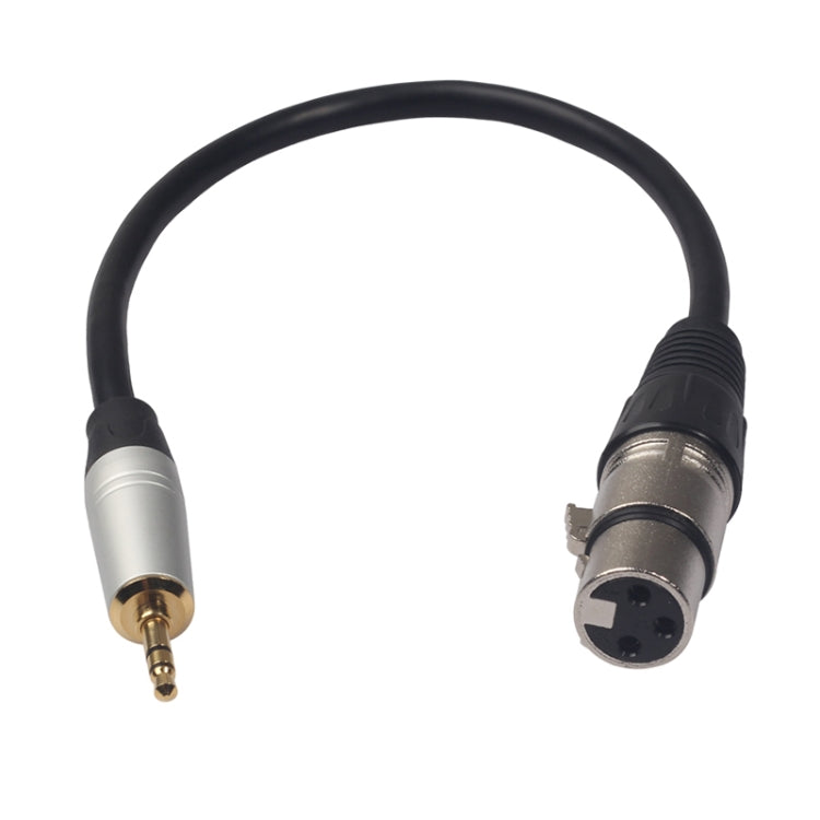 Dây cáp âm thanh 3.5mm đực sang XLR cái TC210KF183, Chiều dài: 0.3m, 3.5mm đực sang XLR cái