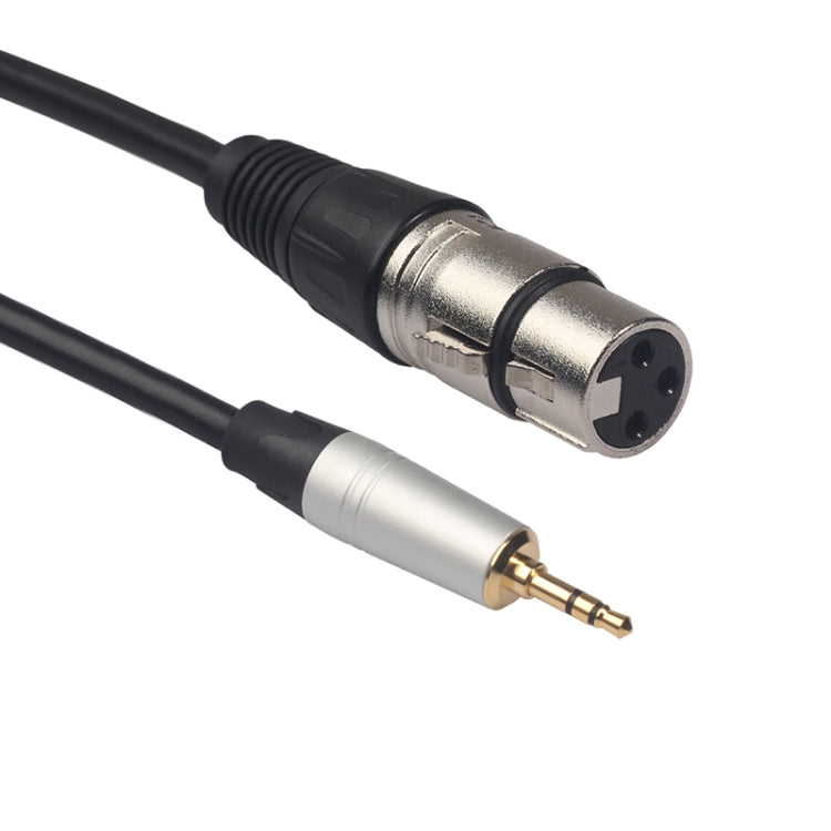 Dây cáp âm thanh 3.5mm đực sang XLR cái TC210KF183, Chiều dài: 0.3m, 3.5mm đực sang XLR cái
