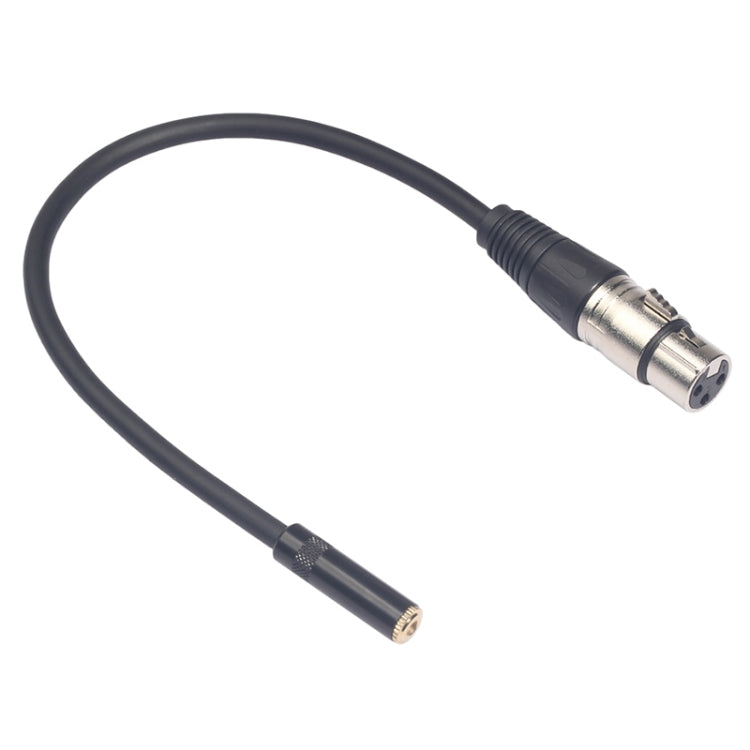 Dây cáp âm thanh TC227K18-03 3.5mm cái sang XLR cái, Chiều dài: 0.3m, 3.5mm cái sang XLR cái