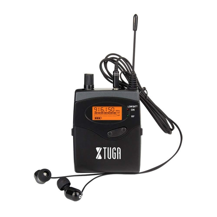 Hệ thống giám sát tai nghe không dây UHF sân khấu XTUGA RW2080, Bộ thu BodyPack đơn RW2080