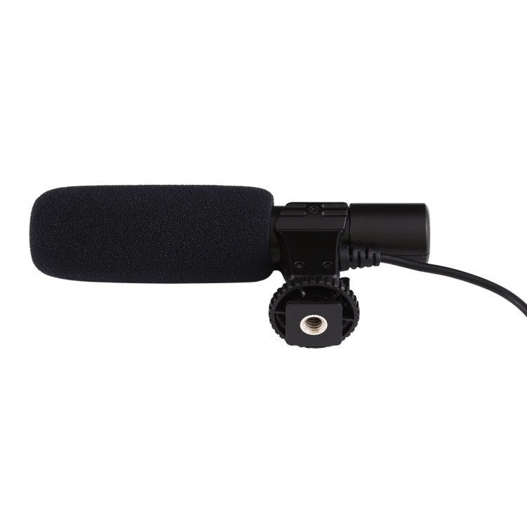MIC-02 Microphone stereo âm thanh rõ ràng tần số 30-18000Hz cho điện thoại thông minh, Dài cáp: 28cm
