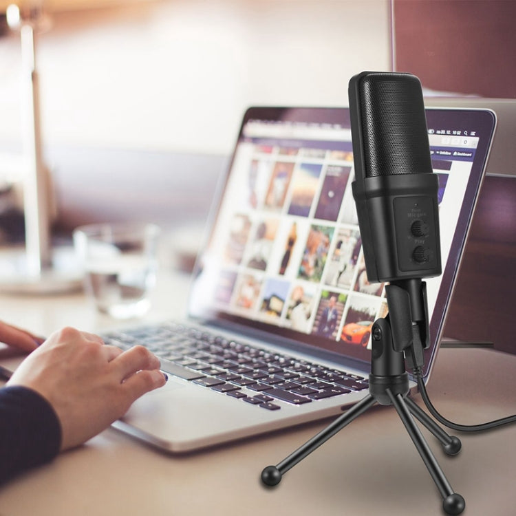 Yanmai SF-970 Microphone thu âm tụ điện chuyên nghiệp kèm giá đỡ tripod & cáp USB, Dài cáp: 1.8m