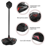 Microphone chơi game cảm ứng G55 có đèn báo LED