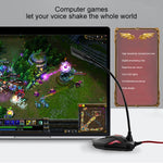 Microphone chơi game cảm ứng G55 có đèn báo LED