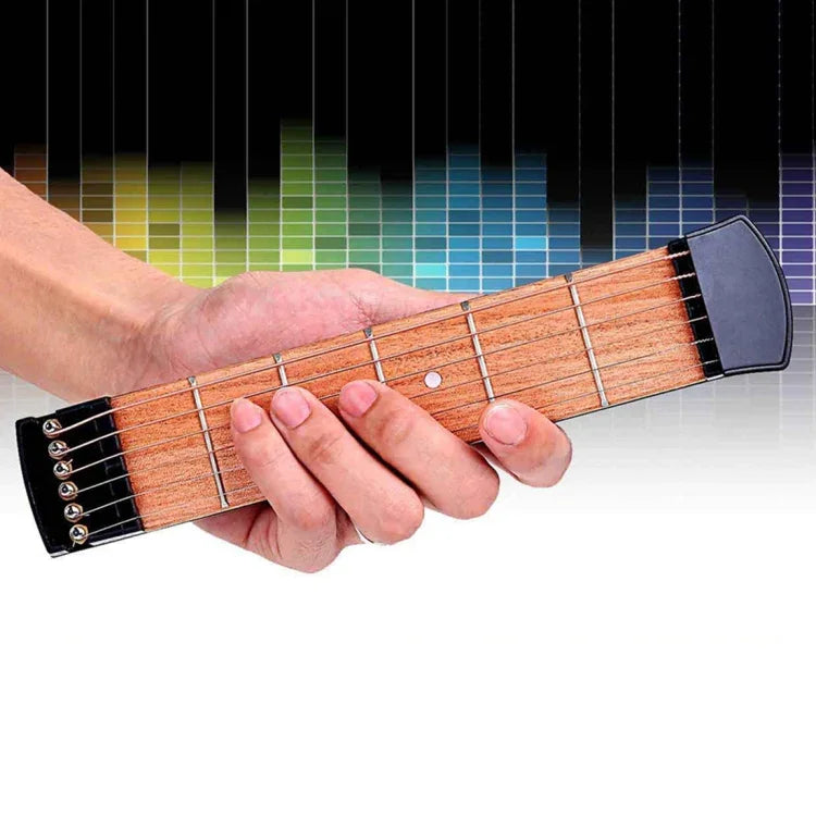 Dụng cụ thực hành hợp âm đàn guitar bỏ túi 6 phím cho người mới bắt đầu, Dụng cụ thực hành ngón tay 6 phím