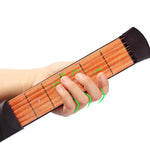 Dụng cụ thực hành hợp âm đàn guitar bỏ túi 6 phím cho người mới bắt đầu, Dụng cụ thực hành ngón tay 6 phím