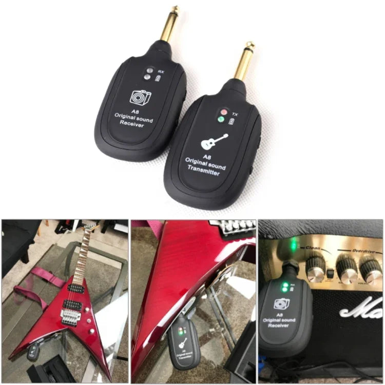 Hệ thống thu âm không dây cho đàn guitar điện, Thu âm không dây cho đàn guitar