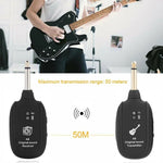 Hệ thống thu âm không dây cho đàn guitar điện, Thu âm không dây cho đàn guitar