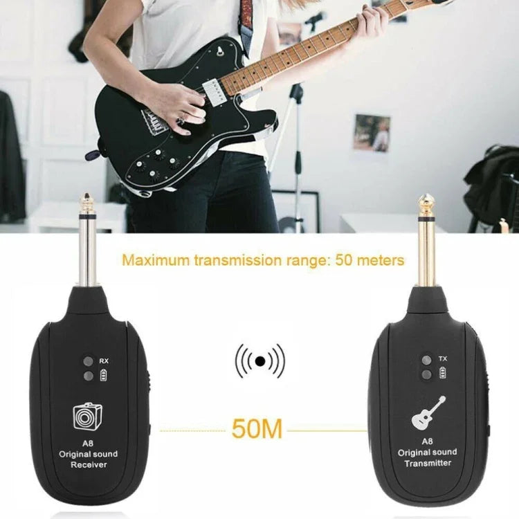 Hệ thống thu âm không dây cho đàn guitar điện, Thu âm không dây cho đàn guitar
