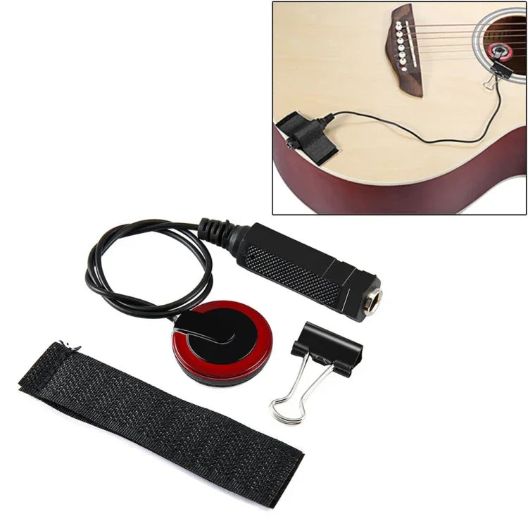 Bộ thu âm đa năng dán cho đàn guitar gỗ, Bộ thu âm đa năng dán