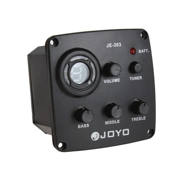 Bộ thu âm đàn guitar JOYO JE-303 với EQ 3 băng tần, Preamp, Tuner và chức năng chỉnh dây, JE-303