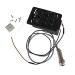 Bộ thu âm guitar JOYO JE-307 EQ 5 băng tần EQ guitar dân ca EQ guitar thùng Pickup Preamp Tuner kỹ thuật số điện tử, JE-307