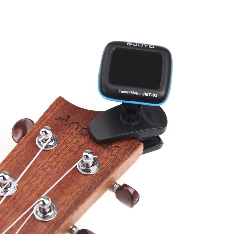Máy lên dây guitar kẹp cầm tay JOYO JMT-03 hỗ trợ chế độ lên dây MIC và CLIP 2 trong 1 xoay 360 độ cho guitar, violin, ukulele, JMT-03