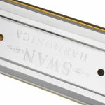 Harmonika đa âm 24 lỗ hai mặt Swan SW24-12A dành cho người mới bắt đầu, người lớn và trẻ em biểu diễn, SW24-12A harmonika đa âm 24 lỗ