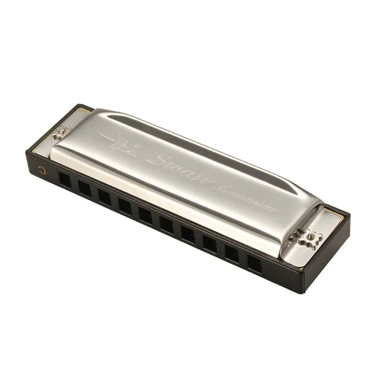 Swan SW1020-7 Kèn harmonica 10 lỗ đi-a-tô-ních cho người lớn, học sinh, trẻ em mới bắt đầu, SW1020-7 Kèn harmonica đa âm 10 lỗ