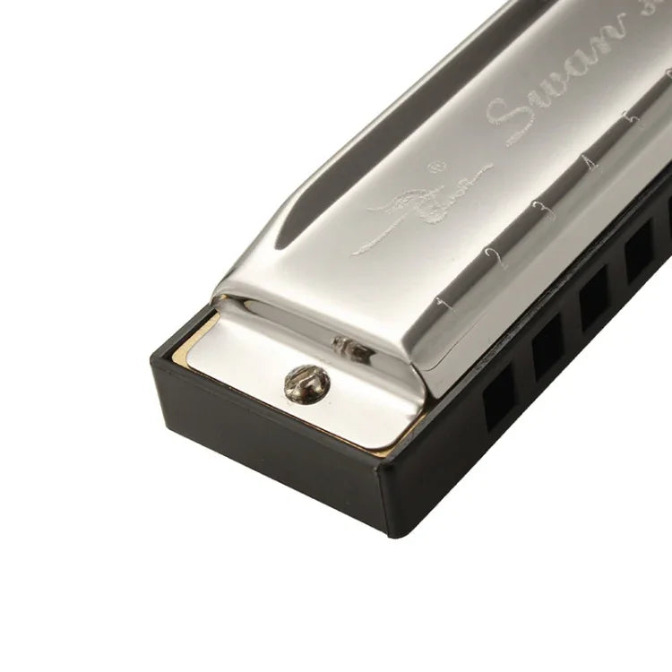 Swan SW1020-7 Kèn harmonica 10 lỗ đi-a-tô-ních cho người lớn, học sinh, trẻ em mới bắt đầu, SW1020-7 Kèn harmonica đa âm 10 lỗ