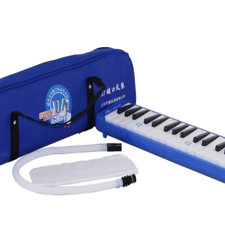 Đàn melodica phím 37 Swan SW37J dành cho trẻ em, học sinh mới bắt đầu, nhạc cụ, Harmonika đa âm 37 phím SW37J