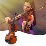 Đàn vi-ô-lông acoustic kích thước đầy đủ 4/4 làm thủ công bằng gỗ nguyên khối, Violin