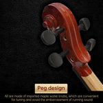 Đàn vi-ô-lông acoustic kích thước đầy đủ 4/4 làm thủ công bằng gỗ nguyên khối, Violin