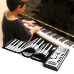 Đàn piano mềm điện tử cuộn dẻo 61 phím có loa, 61 phím