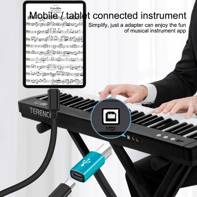 Bộ chuyển đổi Type-C cái sang MIDI đực đa năng cho nhạc cụ điện tử